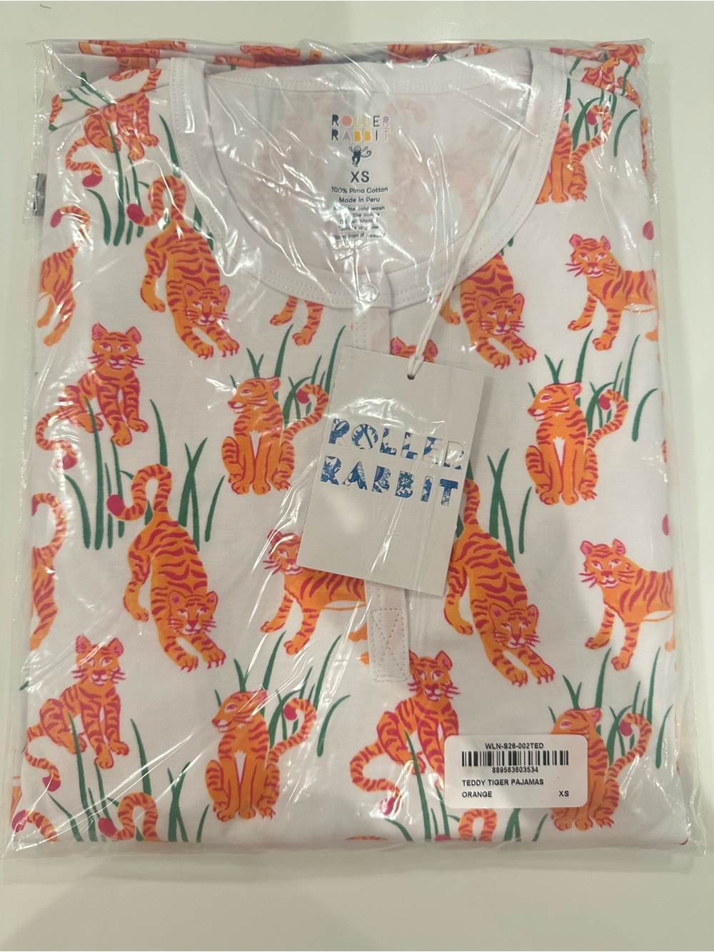 Roller Rabbit Teddy Tiger Polo Pajama Set